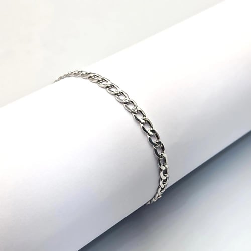 18K white Gold Bracelet - اسوارة ذهب ابيض عيار 18