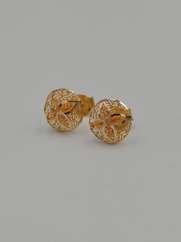 Earring 21k Gold - حلق عيار 21