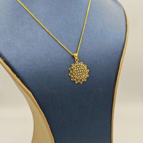 عقد ذهب عيار 21 - Necklace 21k