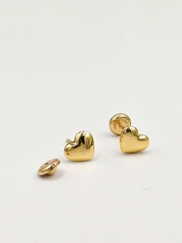 Earring 18K Gold - حلق طبي عيار 18