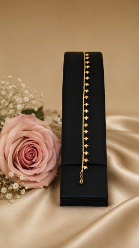 21K Gold Minimalist Everyday Bracelet