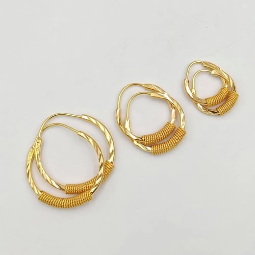 Earring 22k gold - حلق عيار 22