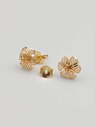 Earring 21k Gold - حلق عيار 21