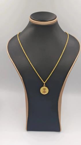 عقد ذهب عيار 21 - Necklace 21k