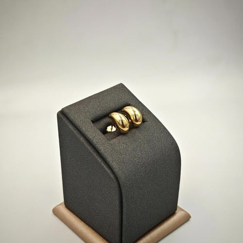 18k Gold Earrings - حق ذهب عيار 18