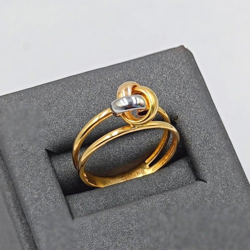 18K Gold Ring - خاتم ذهب عيار 18