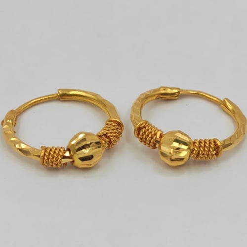 Earring 22K Gold - حلق عيار22