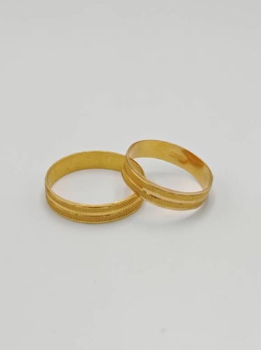 دبل زواج عيار 21 - Wedding Rings 21k