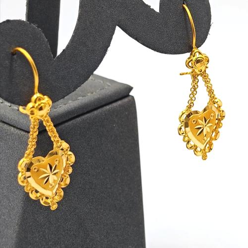 22k Gold Earrings - حلق ذهب عيار 22