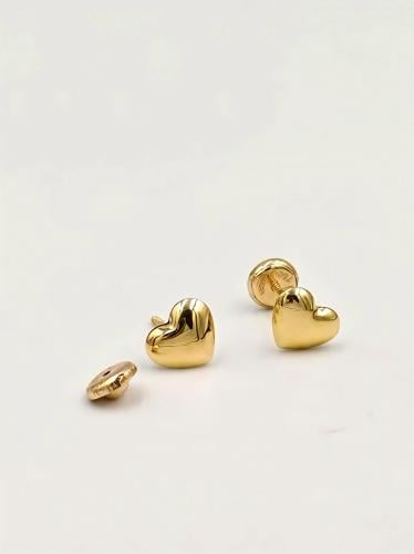Earring 18K Gold - حلق طبي عيار 18
