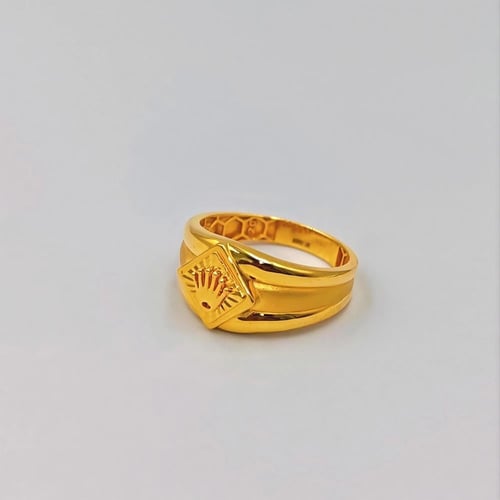 21K Crown Ring - خاتم ذهب عيار 21