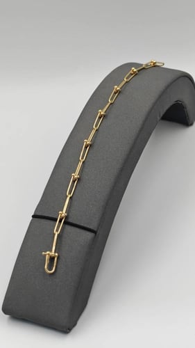 اسوارة ذهب عيار 18 - 18k Gold Bracelet