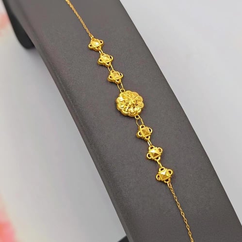 اسوارة كرسي جابر عيار 21 - 21K Gold Bracelet