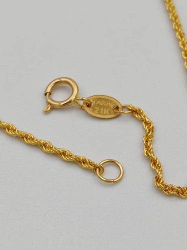 Saudi Logo Necklace 21k - عقد شعار السعودية عيار 2...