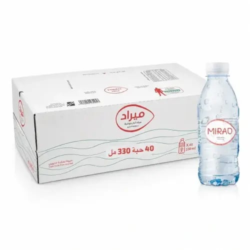 مياه ميراد 330 مل – كرتون واحد (40 عبوة)