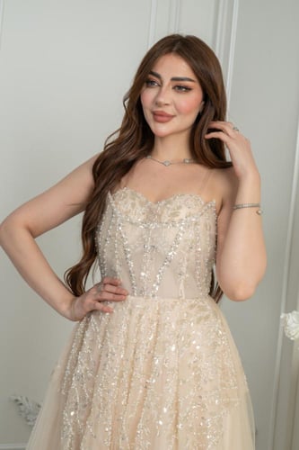 فستان سهره تل