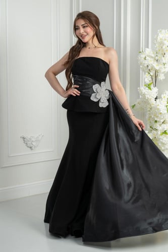 فستان سهره ورده شال جنب