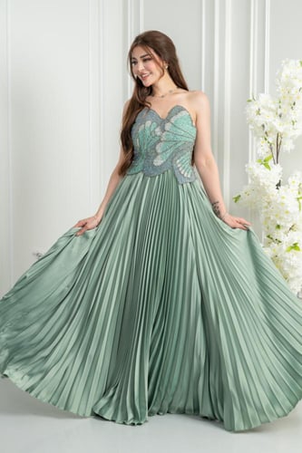 فستان سهره صدر شك تحت بليسه