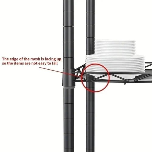 دولاب استيل كروم واسود 200*150*45