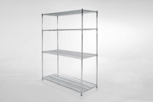 دولاب استيل كروم واسود200*180*45