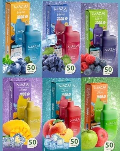 مزاج الترا 7000 سحبة 20 نيكوتين - Mazaj ultra 7000...