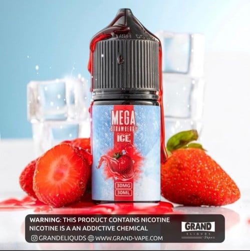 ميقا فراولة ايس سولت - Mega Strawberry Ice Salt