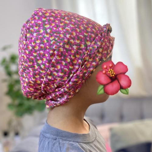 قبعة مبطنة للعناية بالشعر "الزين"