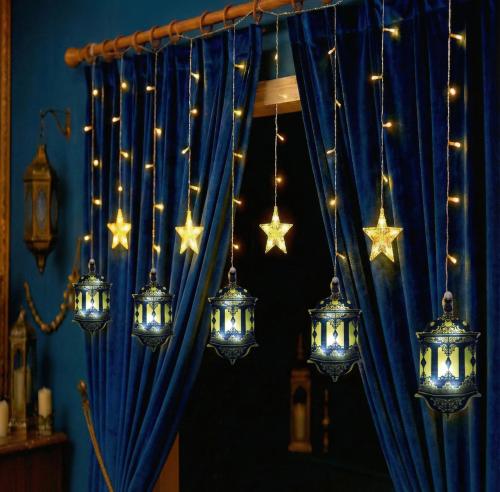 زينة إضاءة رمضان مودرن (LED) - موديل 20241209