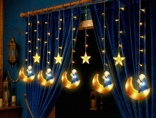زينة إضاءة رمضان مودرن (LED) - موديل 20241212