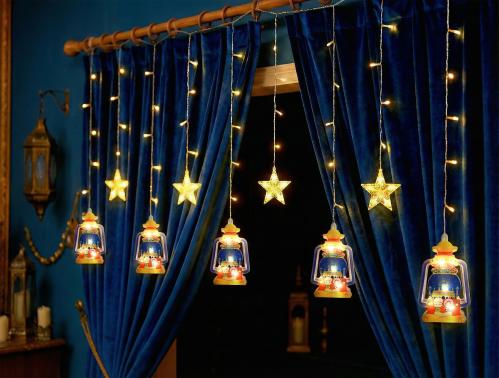 زينة إضاءة رمضان مودرن (LED) - موديل 20241210