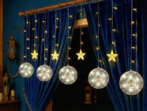 زينة إضاءة رمضان مودرن (LED) - موديل 20241216