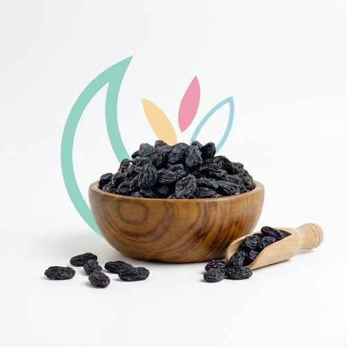 زبيب اوزبكي اسود فاخر بدون بذر 1 كيلو