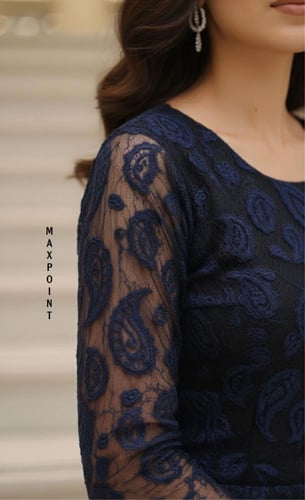 فستان ازرق فخم ملكي