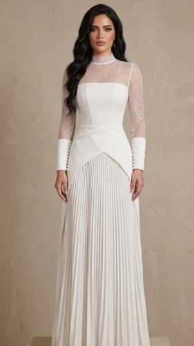 فستان "لؤلؤة النقاء" (Pure Pearl Gown)