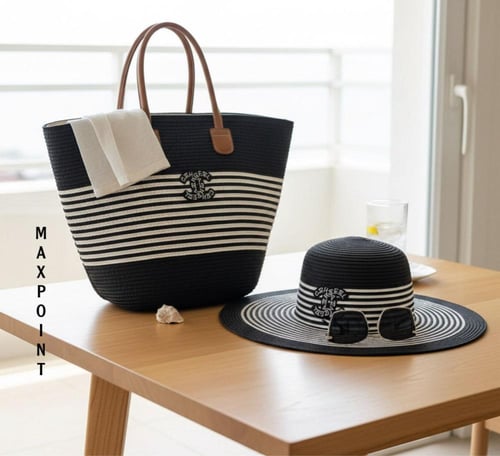حقيبة يد بتصميم القش / CHANEL