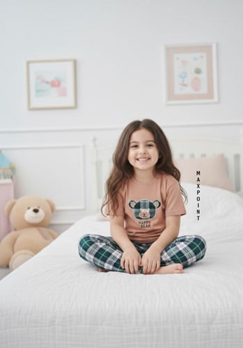 بجامه اطفال بنات ناعمة ومريحة للنوم