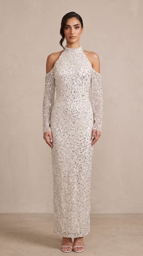 فستان "إيفا" اللامع (Eva Sequin Dress)