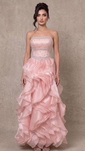 "همس الورد" (Rosy Whisper Gown)