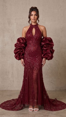 فستان "أوركيد" الملكي (Royal Orchid Gown)