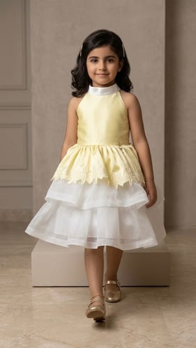 فستان "ياسمين" الليموني (Yasmin Lemon Dress)