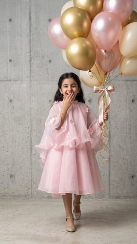 فستان أوركيد كيب (Orchid Cape Dress )