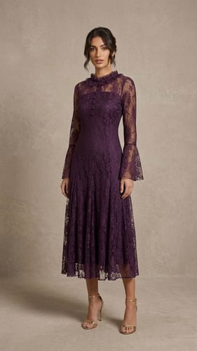 فستان أوركيد الدانتيل الملكي (Royal Lace Orchid)