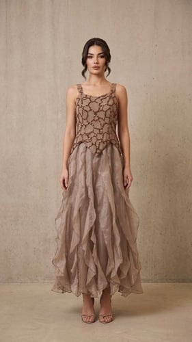 فستان "موخا فيرساي" (Mocha Versailles Gown)