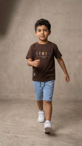 طقم "سكاي براون" (Sky Brown Casual Set)