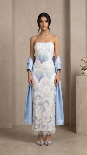 أطياف اللؤلؤ" (Pearl Spectrums Gown)