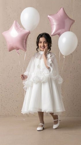 فستان "سحابة بيضاء" (White Cloud Dress)