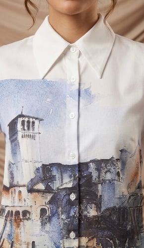 بلوزة "فينيسيا" الفنية (Venice Art Blouse)