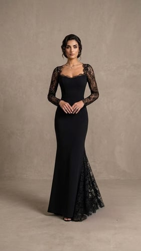 فستان "ليلة الدانتيل الملكي" (Royal Lace Night)