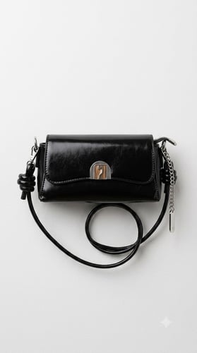 "حقيبة العقدة الفنية" (Artisan Knot Shoulder Bag)