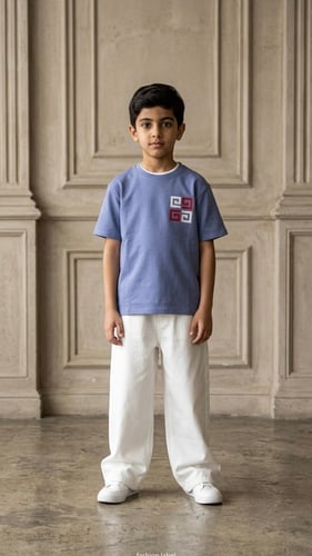 تيشرت "إليجانس" أزرق (Elegance Blue T-shirt)